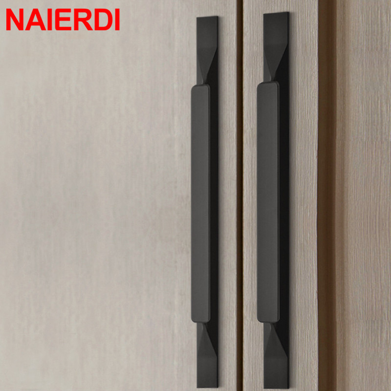 Drawer Pull Gold - NAIERDI Gold Solid Aluminum Alloy Kitchen