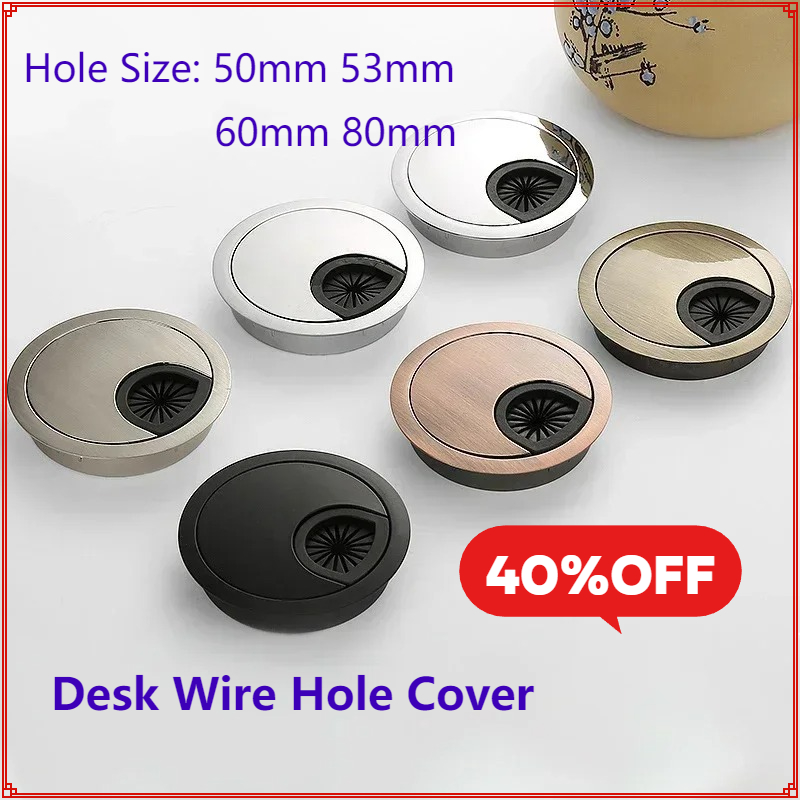 Zinc Alloy Desk Wire Hole Cove - Furniture Hardware Outlet review and price