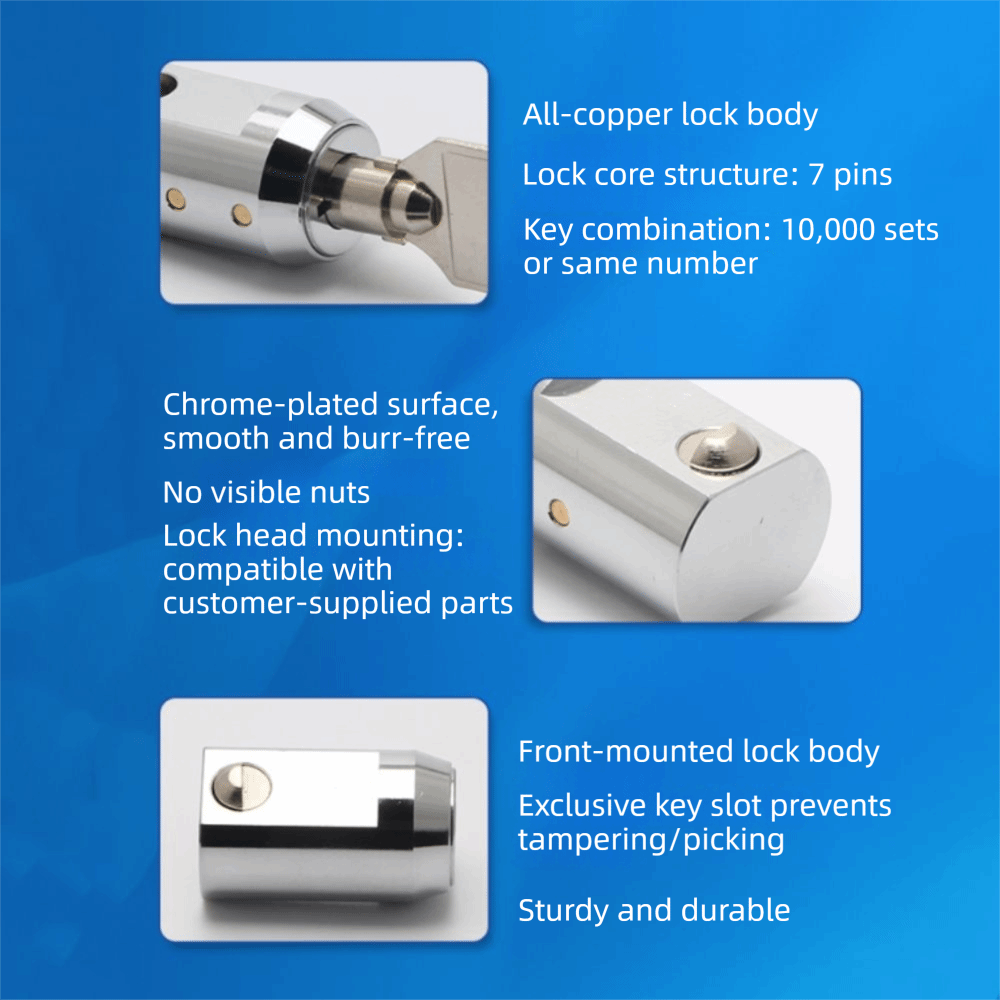 Equipment Zinc Alloy Tubular K - Cabinet Lock Key review and price