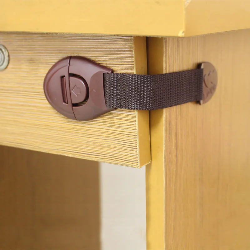 5pcs/lot Brown Cabinet Safety  - Furniture Hardware Manufacturer review and price