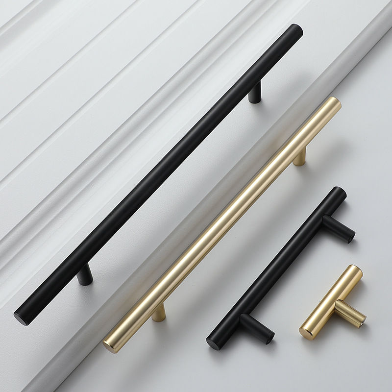 Modern Gold Brushed Straight C - Drawer Pull Gold review and price