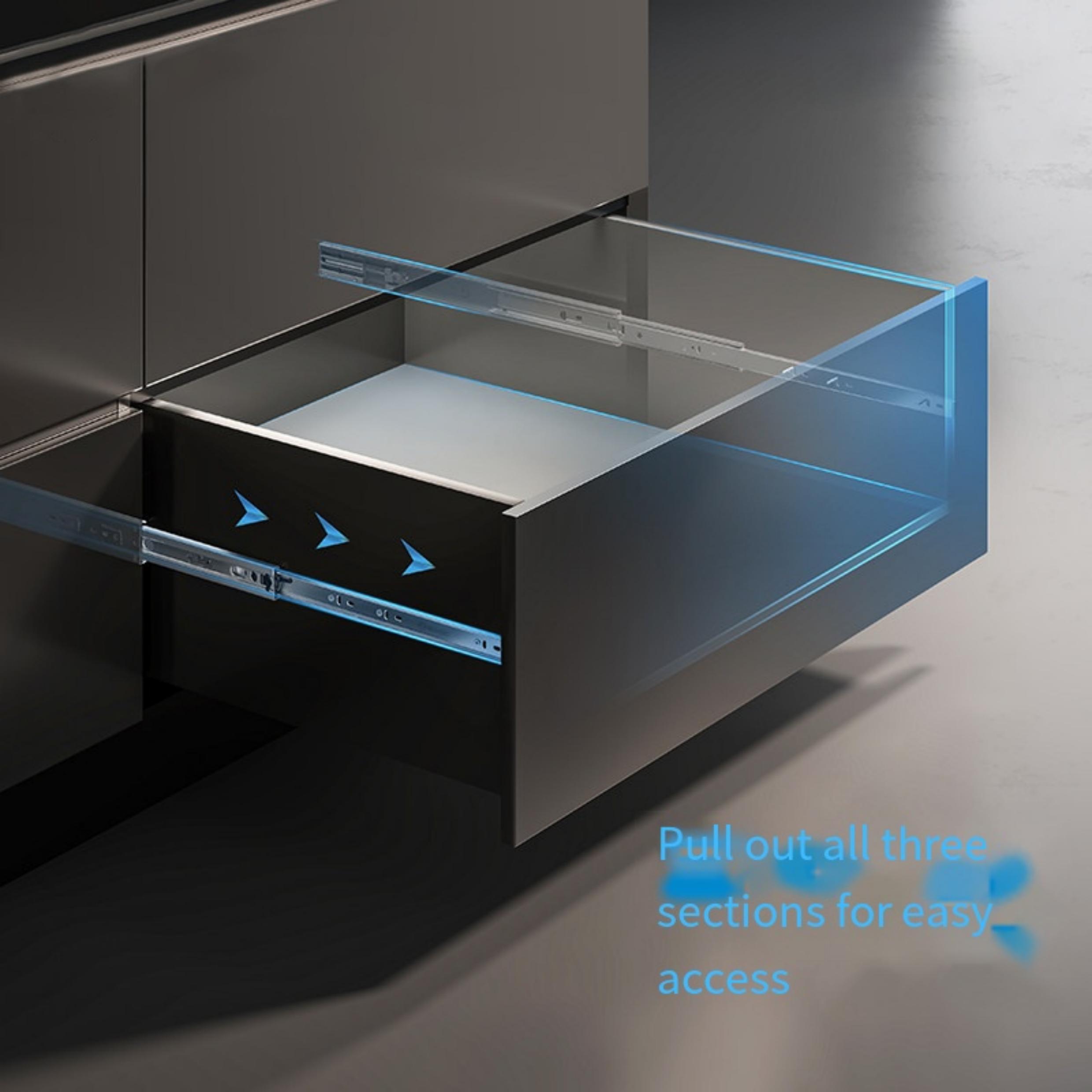2Pcs Metal Buffer Drawer Slide - Furniture Hardware And Fittings review and price