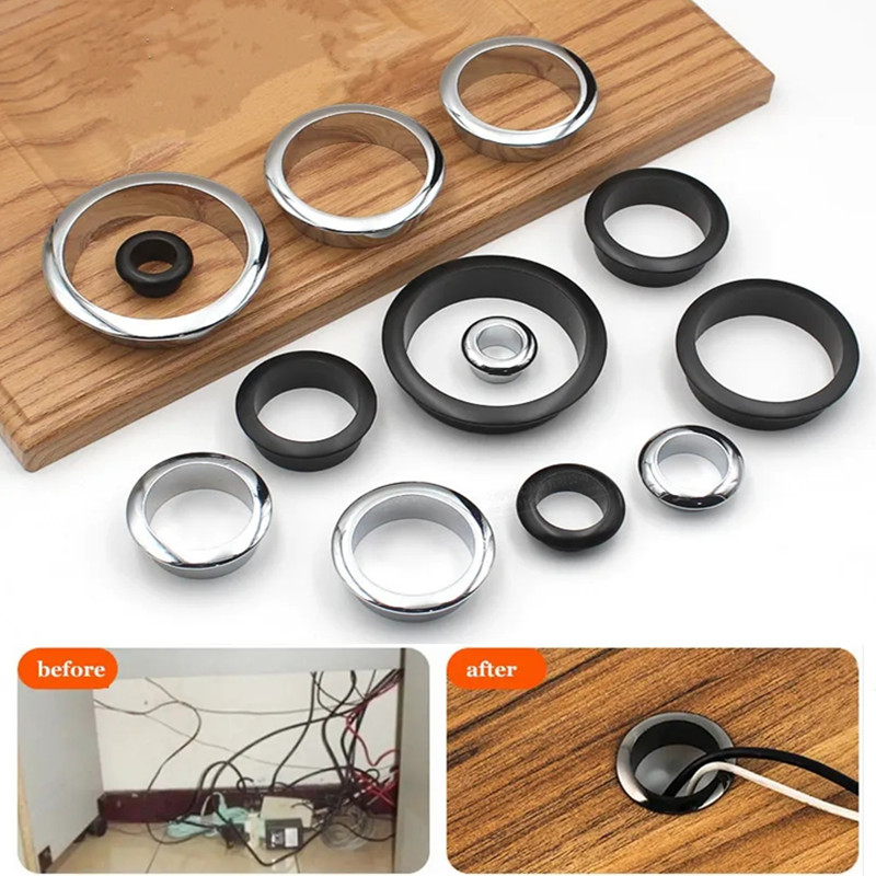 Wire Hole Cover Computer Table - Furniture Hardware Outlet review and price