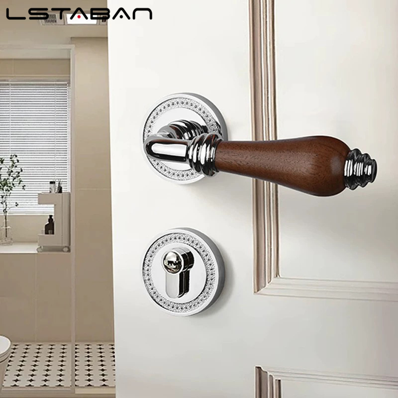 Euro Walnut Wood Handle Door L - Furniture Hardware Handles review and price