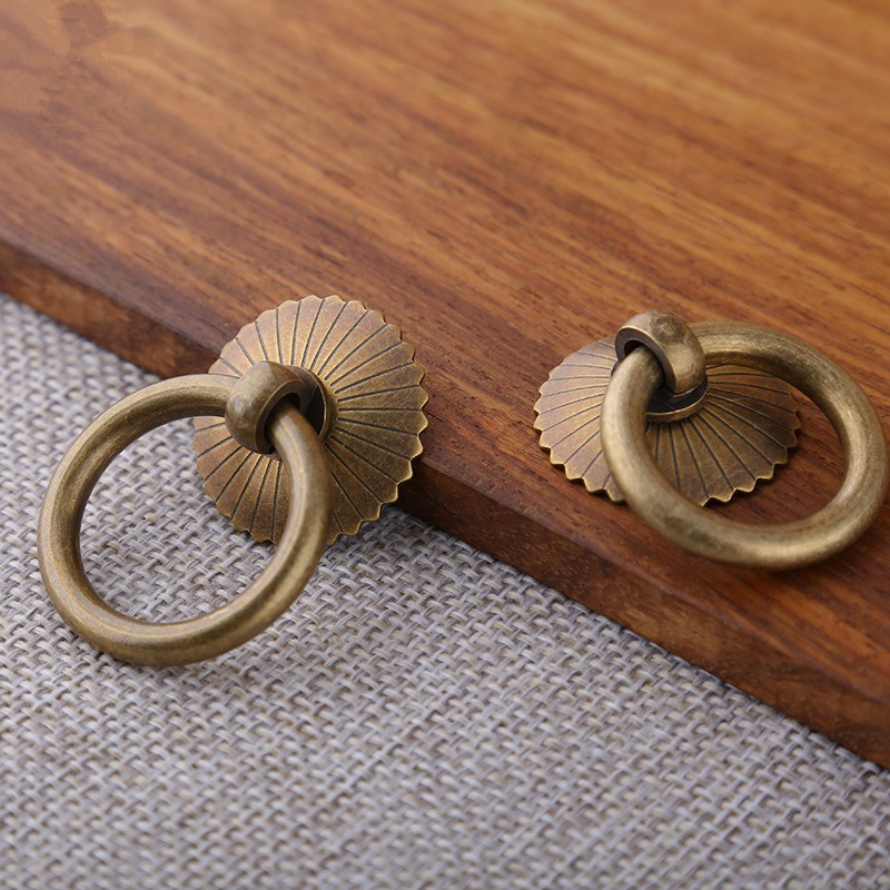 Vintage Brass Cabinet Ring Kno - Furniture Hardware Manufacturer review and price
