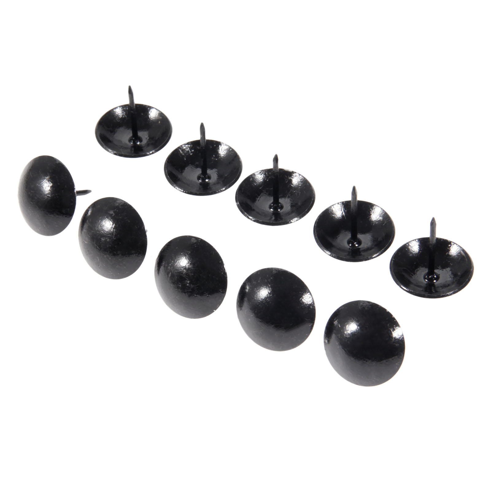 DRELD 10Pcs 25mm Antique Black - Furniture Upholstery Hardware review and price