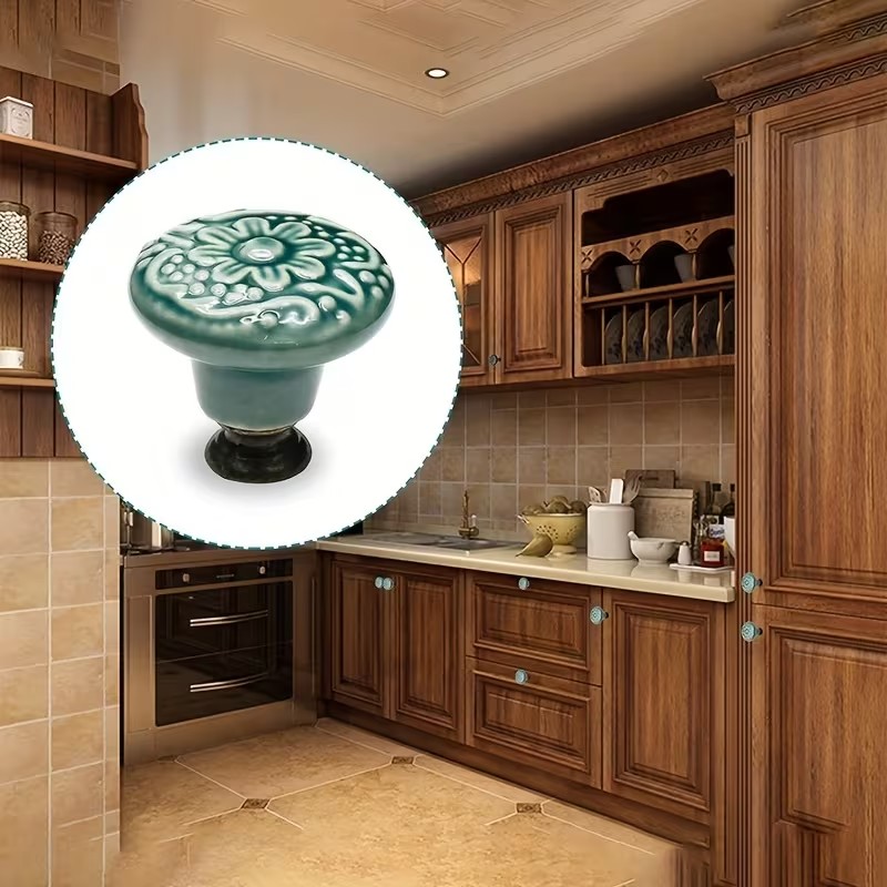 12pcs Ceramic Cabinet Knobs, F - Furniture Hardware Manufacturer review and price