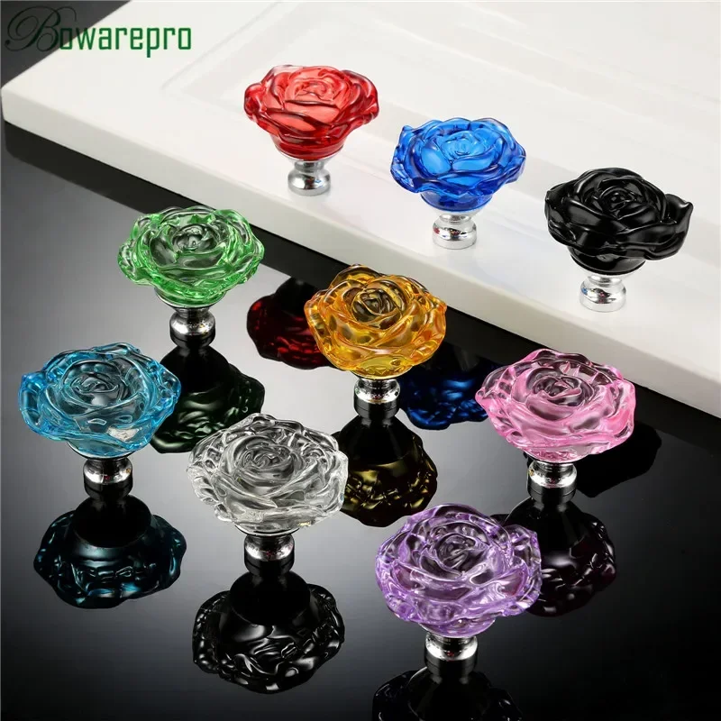 bowarepro 50MM Crystal Rose Gl - Furniture Hardware Handles review and price