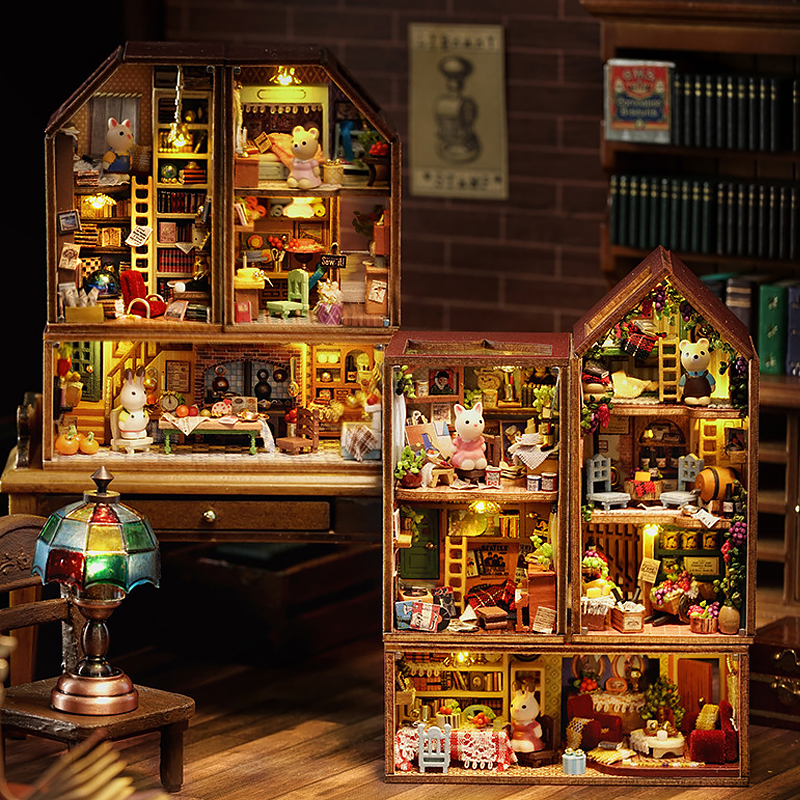 Wooden Dollhouse With Furnitur - Qh Furnitures review and price