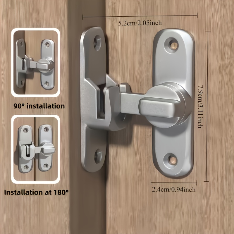 90/180 Degree Flip Door Lock A - Furniture Hardware And Fittings review and price