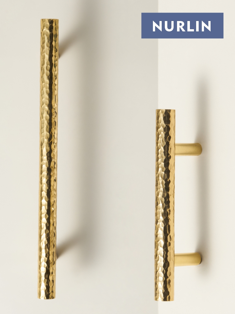 Nurlin Solid Brass Hammer Patt - Drawer Pull Gold review and price