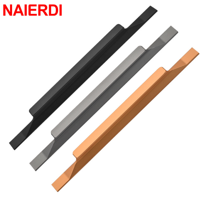 NAIERDI Gold Solid Aluminum Al - Drawer Pull Gold review and price