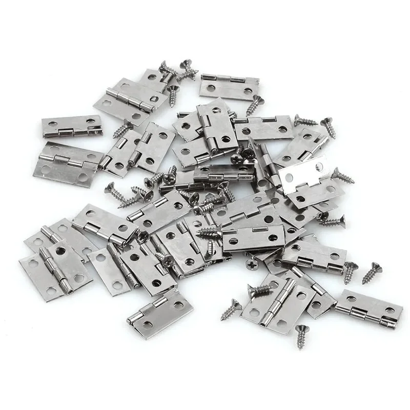 50pcs Mini Hinge For Small Cra - Furniture Hardware And Fittings review and price