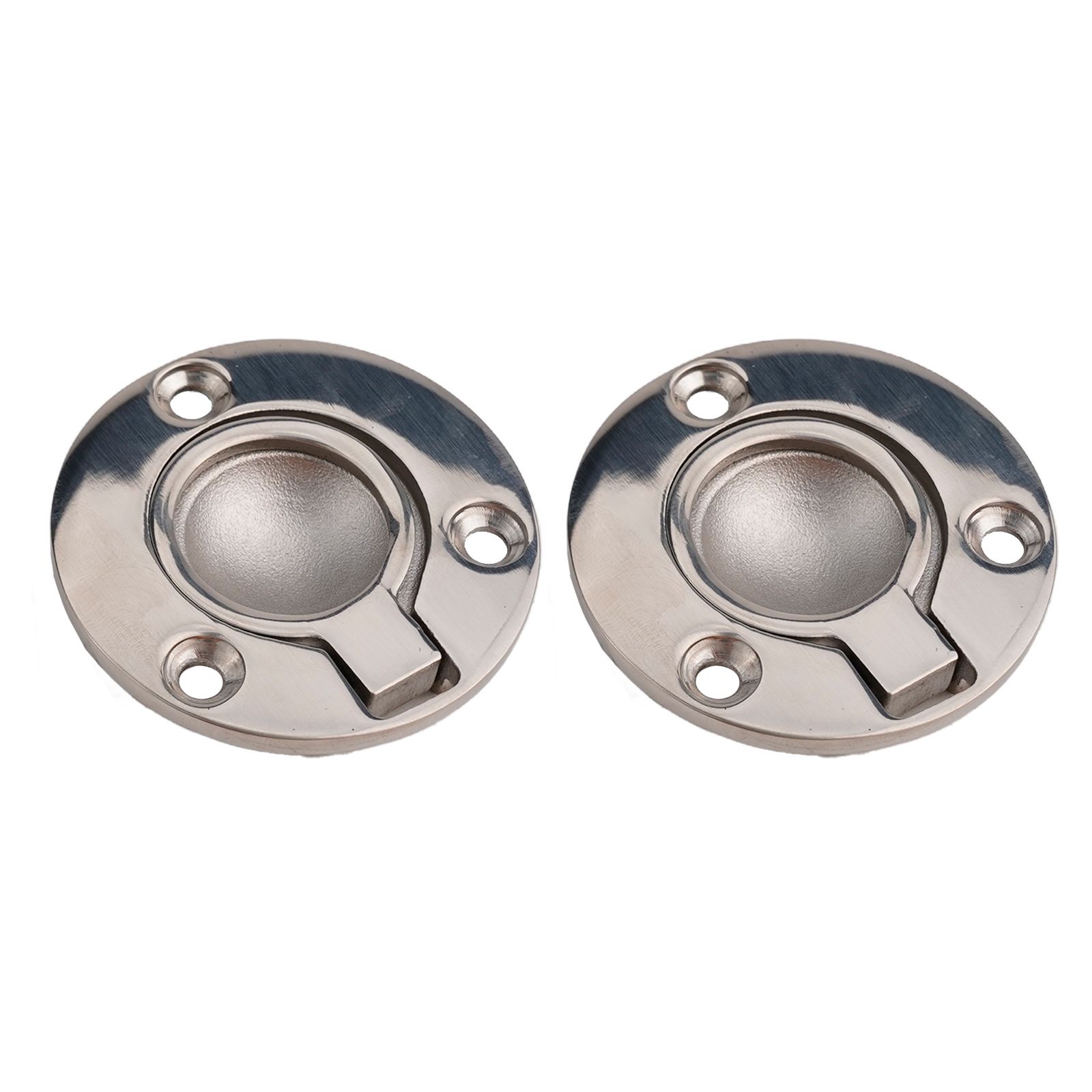 2Pcs 316 Stainless Steel Flush - Furniture Hardware Handles review and price