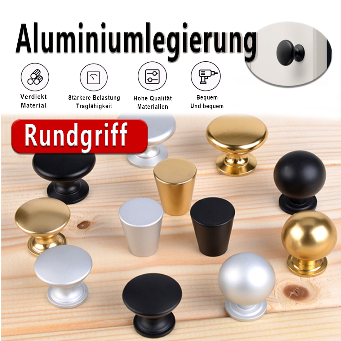 5PCS Aluminum  Kitchen Cupboar - Furniture Hardware Manufacturer review and price