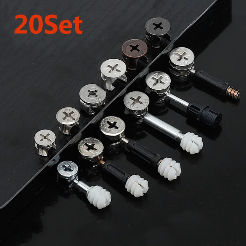 20pcsThickening 3 in1 Furnitur - Furniture Hardware Cam Lock review and price