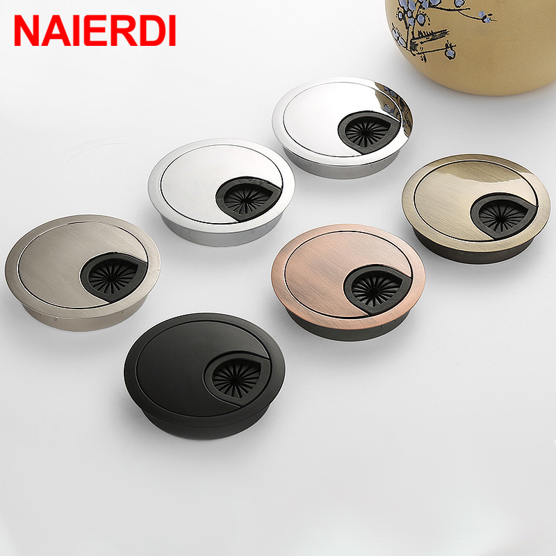 NAIERDI Zinc Alloy Desk Wire H - Furniture Hardware Outlet review and price